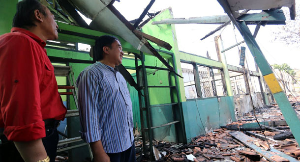 Gedung SMPN 50 Terbakar, Pemkot Rumuskan Bantuan