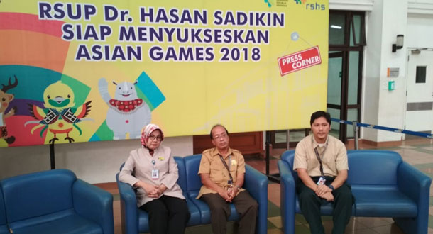 RSHS Bandung, RS rujukan Atlet Asian Games 2018