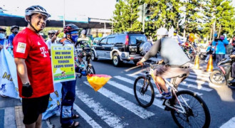 Tetap Harus Taati Aturan Lalu Lintas, Wakil Wali Kota Kampanye Keselamatan Bersepeda di Bandung