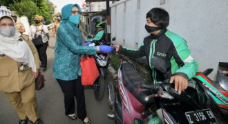 Atalia Lakukan Gebrak Masker di Kelurahan Paledang Bandung