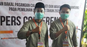 Pasangan Dadang-Sahrul Unggul Telak di Pilbup Bandung 2020