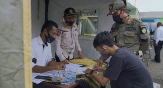 Operasi Gabungan di Kabupaten Indramayu Jaring 156 Pelanggar Protokol Kesehatan