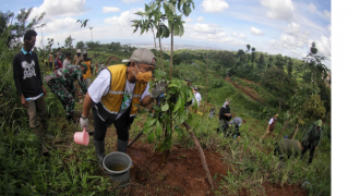 Tingkatkan Daerah Resapan Air, Pemkot Bandung Tanam 2018 Pohon