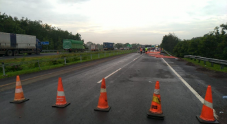 Tol Cipali KM 122+400 Jakarta Amblas, Contra Flow mulai diberlakukan KM 117 hingga KM 126