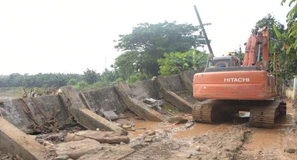 Pembangunan Infrastruktur Pengendali Banjir di Jabar Terus Berjalan