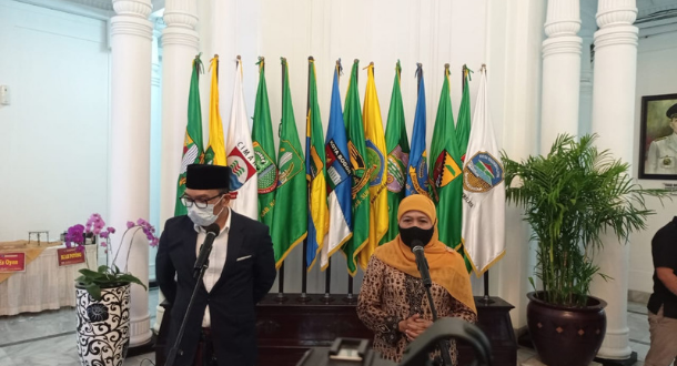 Gubernur Jatim Minta Ridwan Kamil Desain Masjid Islamic Center Surabaya