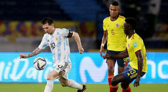 Sempat Unggul 2-0, Argentina Gagal Menang di Markas Kolombia