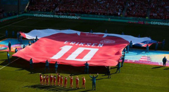 Laga Denmark vs Belgia Dihentikan 1 Menit untuk Hormati Eriksen