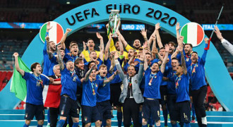 Tekuk Inggris lewat Drama Adu Penalti, Italia Juara Euro 2020