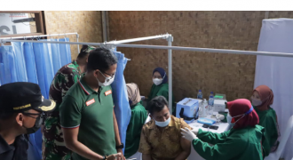 Gelar Vaksinasi Bersama Eiger dan Korem 061, JQR Kebut Herd Immunity di Bogor