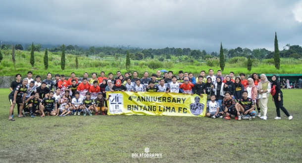 Komunitas Bintang Lima FC Peringati HUT ke-4 Tahun