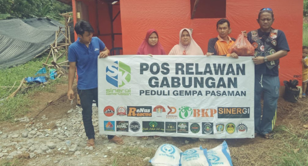 Yayasan Ojol Satu Nusantara Peduli Gempa Pasaman 
