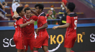 Tumbangkan Myanmar 3-1, Indonesia Lolos ke Semifinal SEA Games 2021 