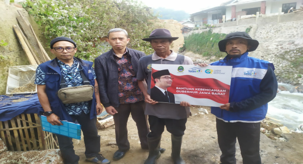 JQR Bantu Pembangunan Rumah Rusak akibat Banjir Bandang