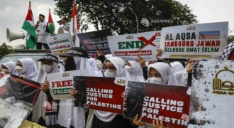 Gelar Aksi Damai, AWG Kecam Serangan Israel yang Tewaskan Puluhan Warga Gaza