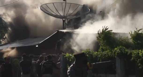 Asrama TNI Lampriet Banda Aceh Terbakar, 8 Rumah Hangus