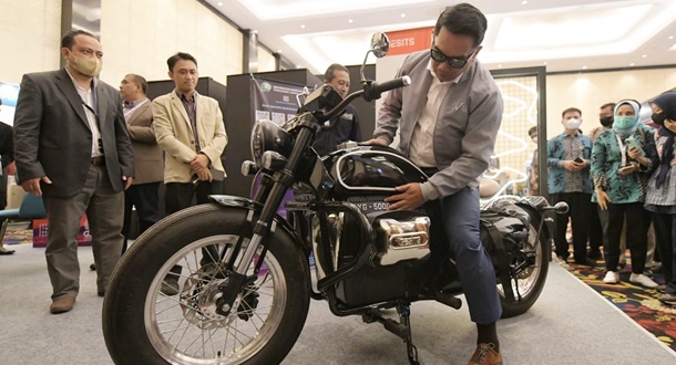 Dipamerkan Prototipe Motor Listrik Rancangan Ridwan Kamil di Ajang WJIS 2022 