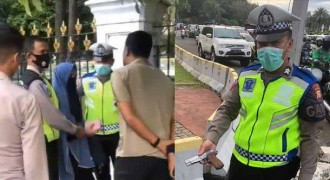 Coba Terobos Istana Presiden, Perempuan Bercadar Bawa Senjata Api Diamankan Polisi