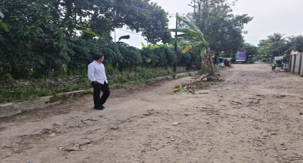 Jalan Rusak di KBB Ditanami Pohon Pisang Jadi Perhatian Anggota DPRD Jabar