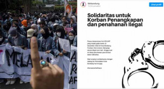 Gelar Aksi Tolak KUHP, LBH Bandung: Puluhan Demonstran Tolak KUHP di Bandung Ditangkap