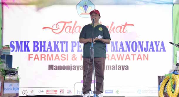 Hadiri Gerak Jalan Sehat SMK Bhakti Pertiwi Manonjaya, Wagub Jabar: Jadilah Manusia Paripurna
