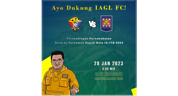 Jelang Turnamen Sepak Bola IA-ITB 2023, IAGL FC Jajal Kekuatan IAM FC