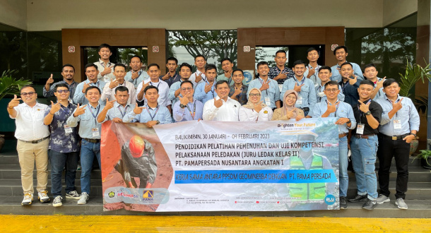 PT Pamapersada Nusantara dan PPSDM Geominerba Cetak Juru Ledak Kompeten