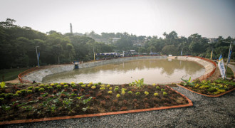 Kolam Retensi Cisanggarung Hadir Cegah Banjir di Kawasan Arcamanik