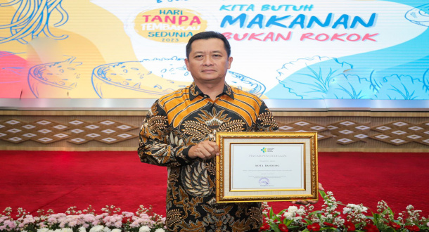 Kota Bandung Raih Penghargaan KTR dari Kemenkes