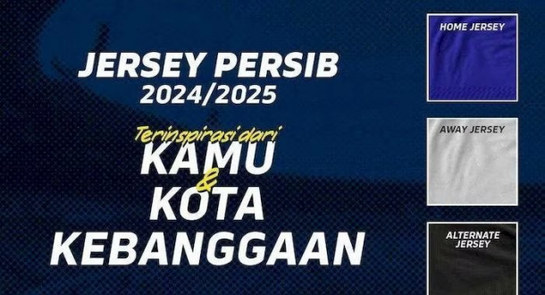 Liga Belum Usai, Persib Siapkan Jersey 2024-2025