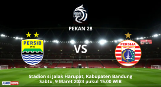 Susunan Pemain Persib Bandung vs Persija Jakarta