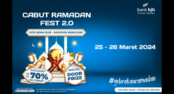 Bazar CABUT Ramadan Fest 2.0 Promo Diskon 70 %
