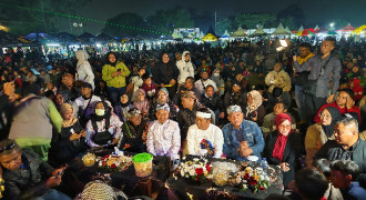 Hadiri Acara Milangkala Desa Kertawangi Ke 46  