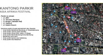 Berikut Ini Titik Parkir saat Asia Afrika Festival