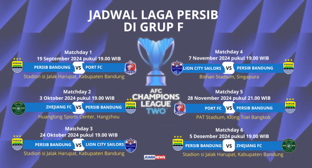 Jadwal Persib Liga 1 2024 Terbaru Hari Ini Simak Lengkap Pertandingan Pangeran Biru!