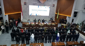 55 Anggota DPRD Kab Bandung Dilantik,Semoga Amanah