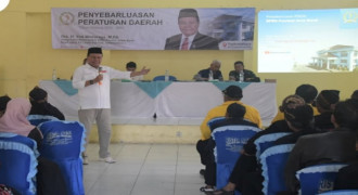 Yod Sebarluaskan Perda PPA di Arjasari Tasikmalaya