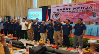 KONI Jabar Apresiasi Raker, Bahas BK Porprov 2025