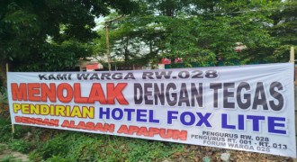 Pembangunan Hotel Fox di Mustika Jaya Dihentikan