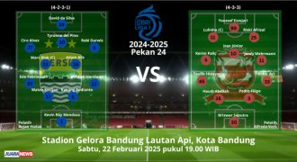 Ini Susunan Pemain Persib Bandung vs Madura United