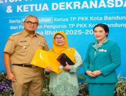 Teh Aya Jabat Ketua TP PKK dan Posyandu Kota Bandung