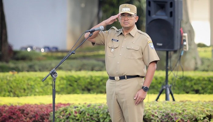 Sekitar 99 Persen Aparatur Sipil Negara (ASN) Pemkot Bandung hadir tepat waktu pada hari pertama masuk kerja setelah libur Idulfitri
