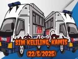 Layanan SIM Keliling Kota Bandung & Cimahi Kamis 22 Mei 2025