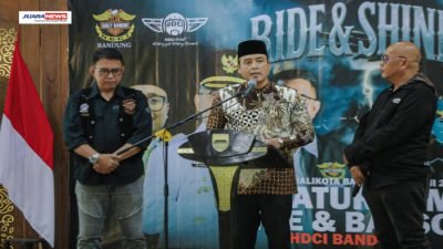 Wakil Wali Kota Bandung, Erwin, mengapresiasi konsistensi HDCI Kota Bandung dalam menebar kebaikan di lingkungan masyarakat.