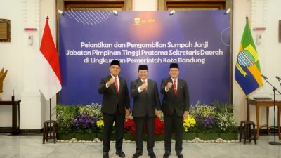 Sekda Definitif Resmi Dilantik, Pemkot Bandung Dapat Dukungan Penuh DPRD