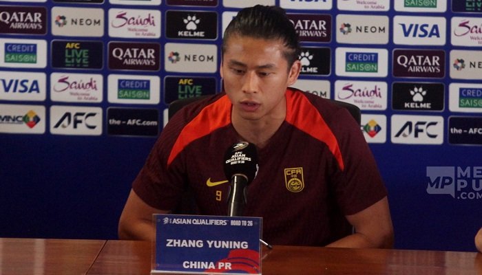 Timnas China bertekad meraih kemenangan atas Indonesia pada Kualfikasi Piala Dunia 2026 di Stadion Utama GBK, Kamis (5/6/2025) malam.