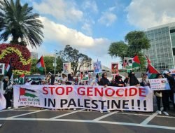 FPN Unjuk Rasa Bela Palestina di Kedubes AS: Serukan Stop Genocide, Stop Arming Israel!