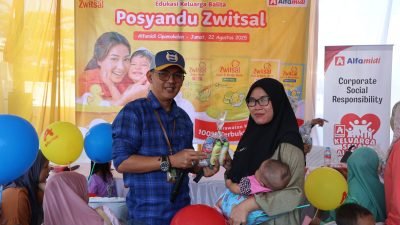 Peduli Tumbuh Kembang Anak, Alfamidi-Zwitsal Gelar Aksi Sehat 1.000 HPK di Bandung
