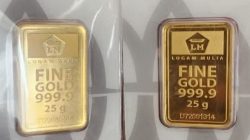 Harga emas batangan produksi PT Aneka Tambang Tbk (Antam) pada perdagangan Kamis (4/9/2025) kembali naik tipis sebesar Rp15.000 per gram.