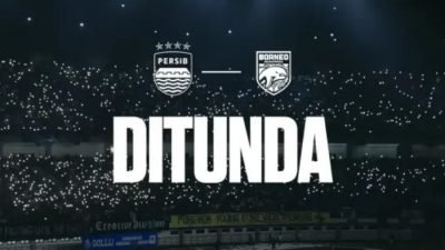 Laga antara Persib Bandung melawan Borneo FC pada Pekan 4 Super League 2025d-20d26, resmi ditunda untuk waktu yang belum ditentukan.